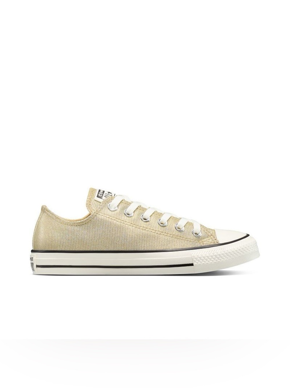 Converse Chuck Taylor All Star Adult Lace-Up Sparkle Gold Sneakers